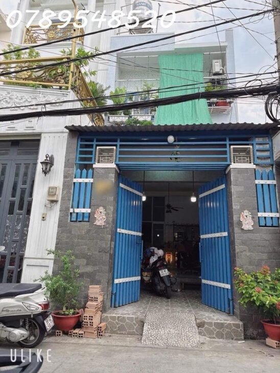 NHÀ MẶT TIỀN KINH DOANH GẦN GÒ XOÀI – 64M2 – ĐƯỜNG 7M XE TẢI – NHÀ ĐẸP GIÁ TỐT