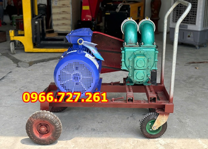 Máy bơm hút bùn chất thải lẫn rác 2 đầu họng 100mm chống tắc 15KW