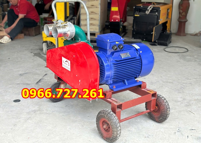 Máy bơm hút bùn chất thải lẫn rác 2 đầu họng 100mm chống tắc 15KW