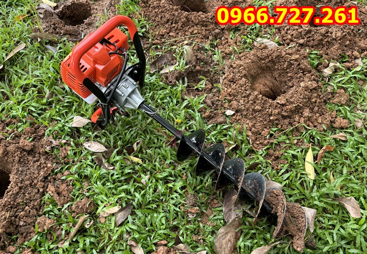 Máy khoan đất Turbo TBD520 tặng mũi 150mm