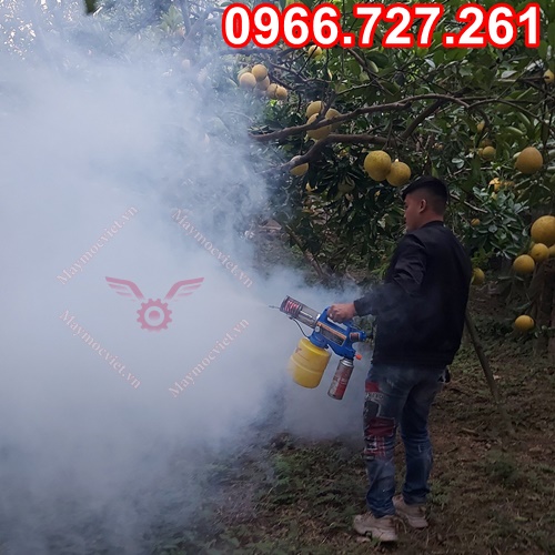 Máy phun khói mini chạy gas