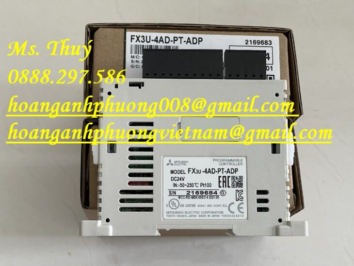 Module giá ưu đãi – Mitsubishi FX3U-4AD-PT-ADP – New
