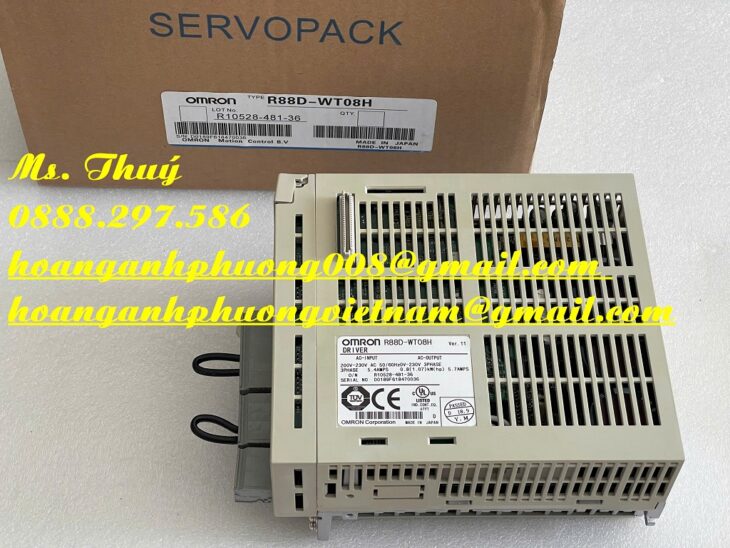 Chuyên hàng Omron – Servo Driver R88D-WT08H – Bình Dương