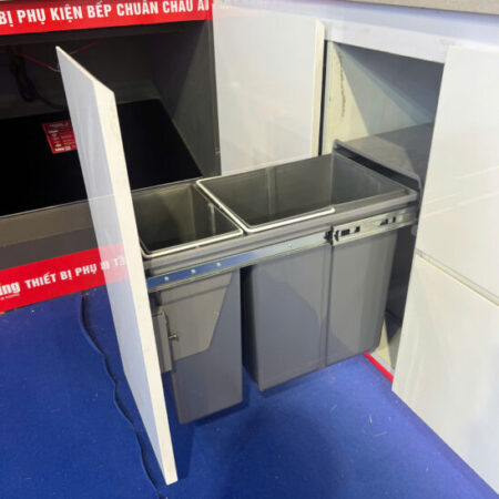 Thùng rác đôi âm tủ ABS an toàn, không độc hại TaKing Thùng rác đôi âm tủ ABS an toàn, không độc hại TaKing