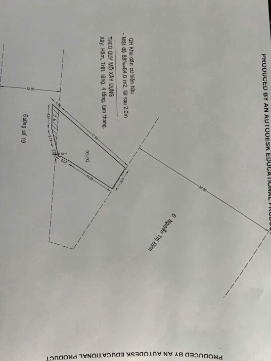 ĐẤT 2 MẶT TIỀN NGUYỄN THỊ ĐỊNH – THẠNH MỸ LỢI – NỞ HẬU TÀI LỘC – GIÁ CHỦ BÁN NHANH CHỈ 19 TỶ