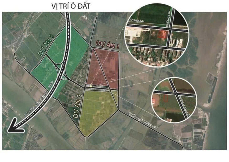 CHÍNH CHỦ BÁN 3 LÔ ĐẤT NẰM Ở TRUNG TÂM CỦA KHU QUY HOẠCH ĐẤT NAM PHÚ – Tiền Hải – Thái Bình
