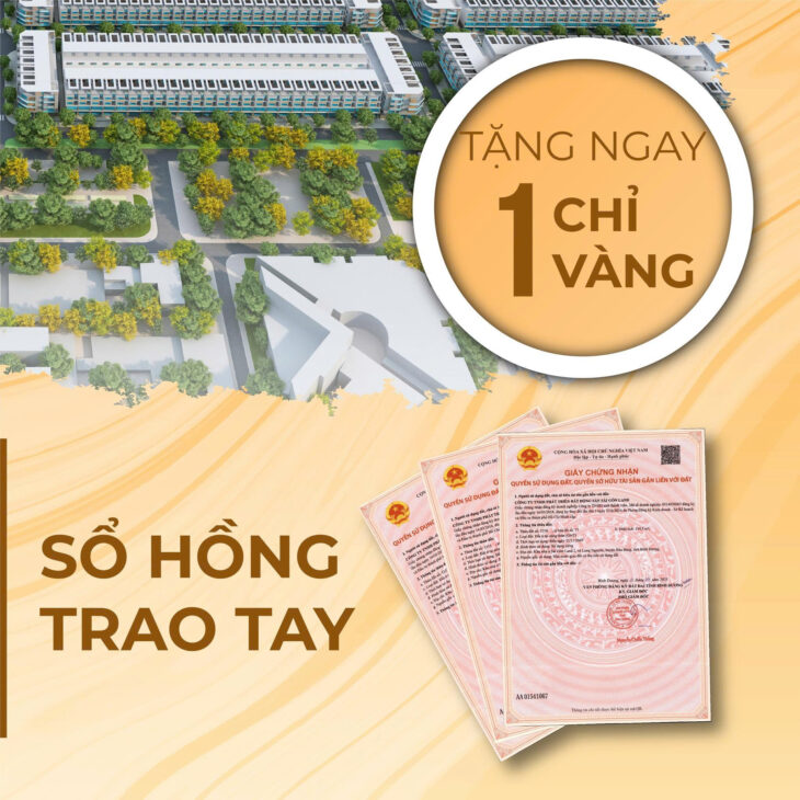 Giá chỉ từ 1.05 TỶ/NỀN – Sổ Hồng Riêng – Full Thổ Cư 100%