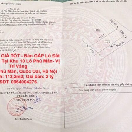 ĐẤT ĐẸP – GIÁ TỐT – Bán GẤP Lô Đất Tiềm Năng Tại Khu 10 Lô Phú Mãn- Vị Trí Vàng ĐẤT ĐẸP – GIÁ TỐT – Bán GẤP Lô Đất Tiềm Năng Tại Khu 10 Lô Phú Mãn- Vị Trí Vàng