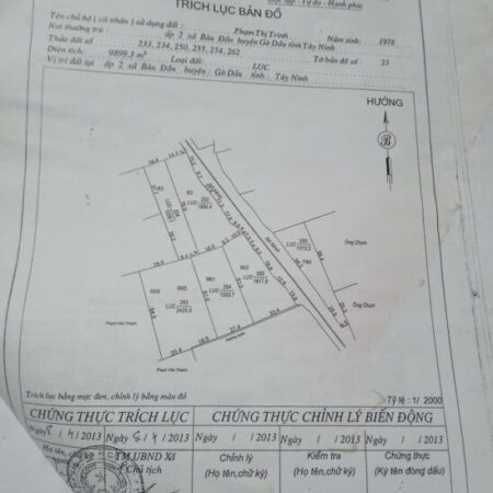 ĐẤT CHÍNH CHỦ – GIÁ TỐT – Vị Trí Ấp 2 Xã Bàu Đồn, Huyện Gò Dầu, Tây Ninh