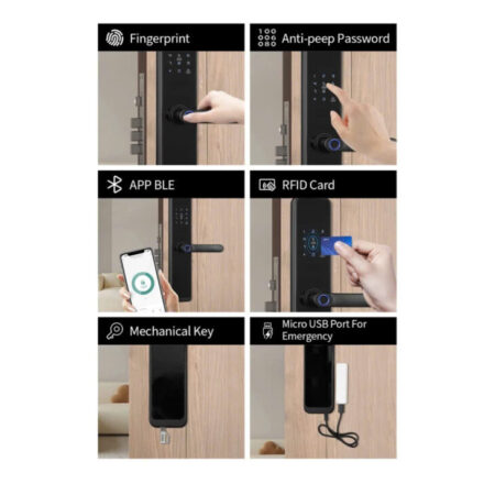 KHOÁ THÔNG MINH VÂN TAY 5 CHỨC NĂNG Y01-2