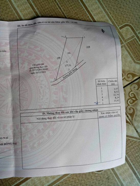 157m2 Thổ cư 100%, Phú Thịnh với gần 12m mặt tiền đường to còn mở rộng, gần chợ