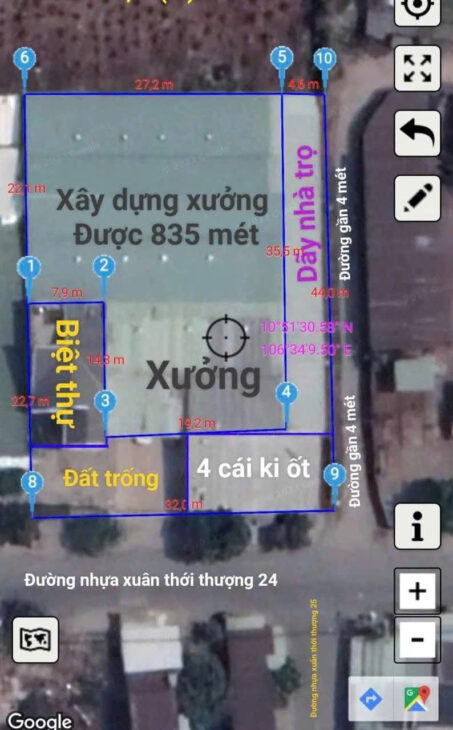 SIÊU PHẨM 1.382M ĐẤT 2 MẶT TIỀN NHỰA – TRUNG TÂM BÀ ĐIỂM – HÓC MÔN