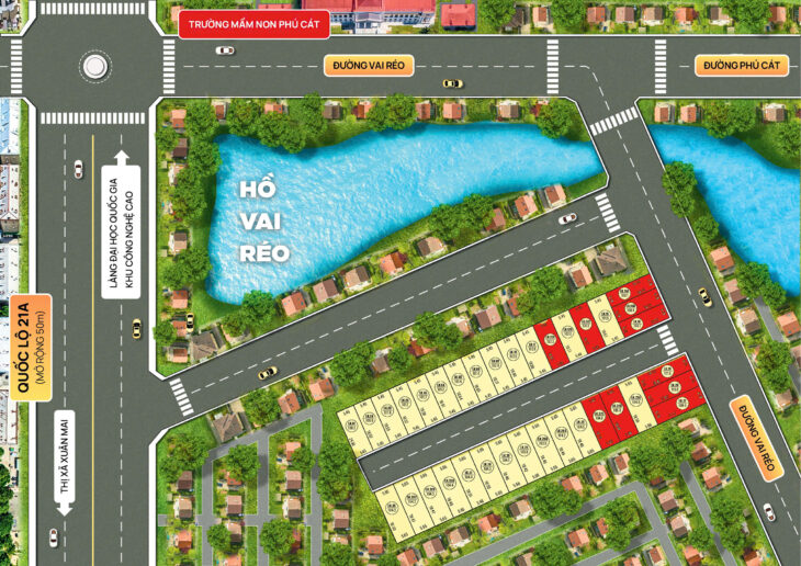 . Đất nền Láng Hòa Lạc 100m2 giá 2.15 tỷ – gần chợ, trường học, khu dân cư sầm uất Nguyễn Hùng BĐS