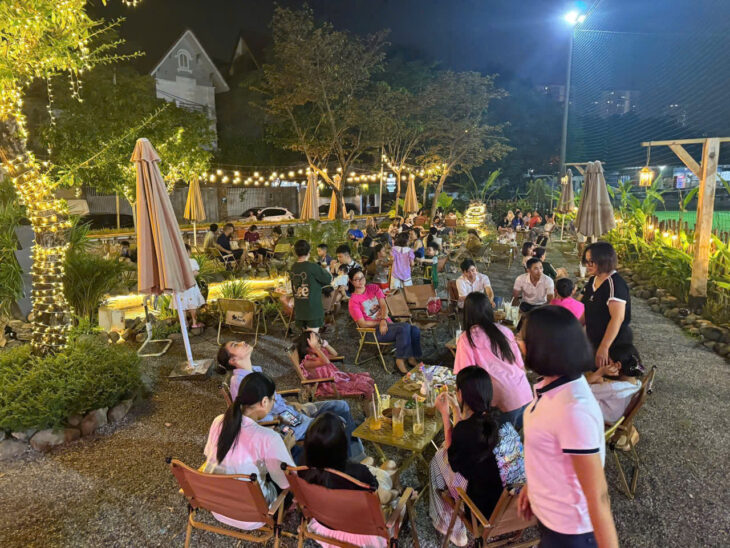SANG NHƯỢNG QUÁN CAFE SÂN VƯỜN – KĐT VĂN QUÁN, HÀ ĐÔNG, HÀ NỘI