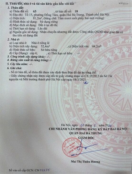 Nhà Đẹp – Giá Tốt Chính Chủ bán Nhà 6 tầng – 12 phòng thuê full khách tại Lê Thanh Nghị HBT, HN