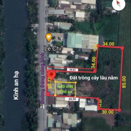 4.728M ĐẤT MẶT TIỀN ĐẶNG CÔNG BỈNH – ĐÃ SAN LẤP – PHÁP LÝ 3SHR