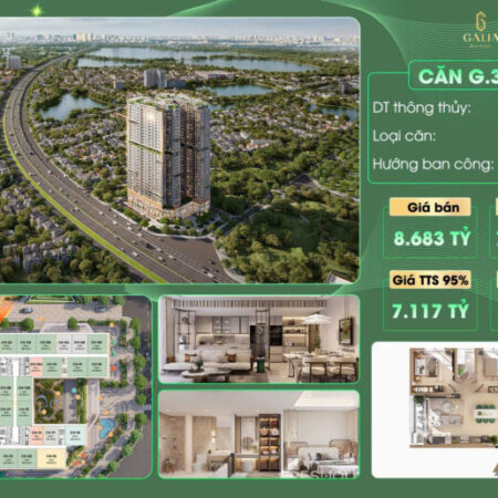 Bán Căn góc Viwe cực hot 3N2VS DT 90,3 m2 một siêu phẩm dự án Galia Yên Sở