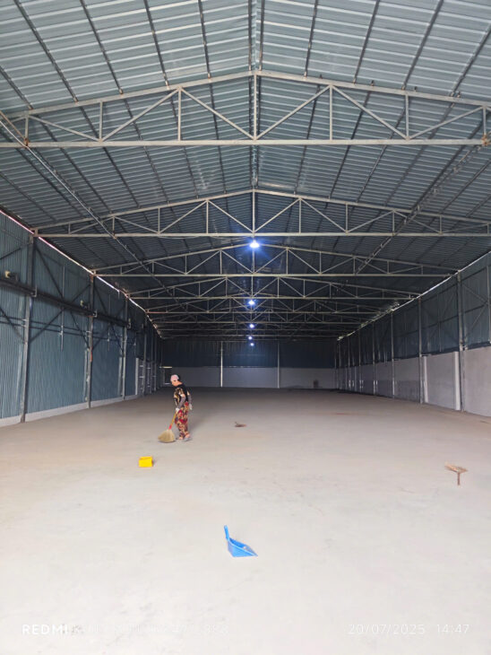 – Cho thuê nhà xưởng gần KCN Quế Võ 1 – Bắc Ninh Diện tích: 1200m2