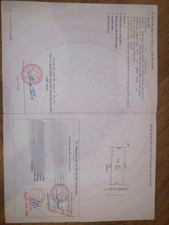 cc cần bán 51,5m đất full tc đường 4m ô tô ngủ trong đất cách ql6 1km giá 1x tỉ