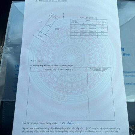 CHÍNH CHỦ CẦN BÁN LÔ ĐẤT ĐẸP – GIÁ TỐT – VỊ TRÍ ĐẮC ĐỊA Tại Vũ Thư, Thái Bình