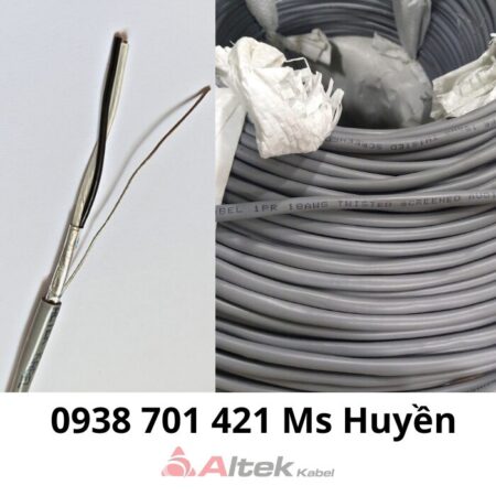 Cáp Tín Hiệu Vặn Xoắn Chống Nhiễu 1 Pair 18Awg Altek Kabel Cáp Tín Hiệu Vặn Xoắn Chống Nhiễu 1 Pair 18Awg Altek Kabel