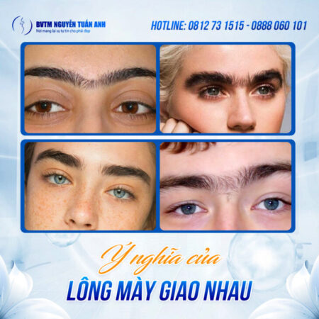 Lông mày giao nhau là tướng tốt hay xấu