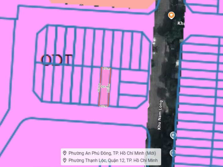 Đất Vuông khu Nam Long Đường 10m 100m2 – Hà Huy Giáp Q12