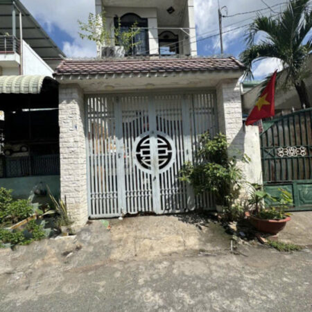 Nhà Mặt tiền Vuông 2 tầng, Đường Ôtô né, 95m2 – Trung Mỹ Tây 3 Q12