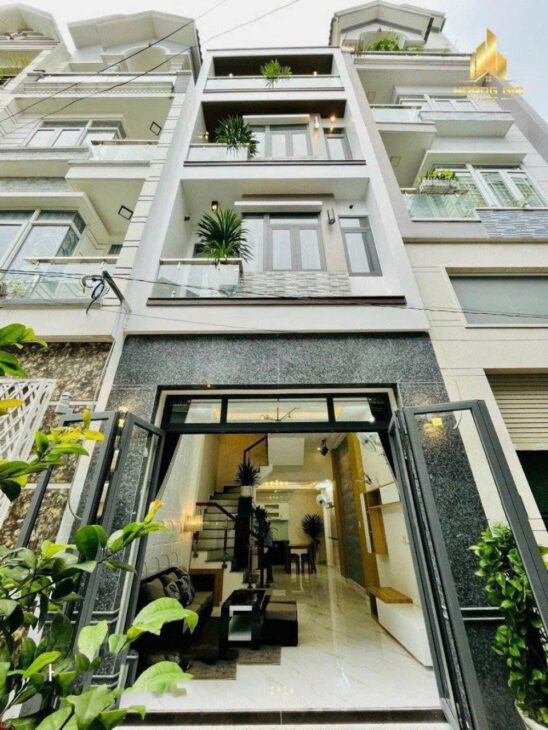 Nhà mới 4 tầng HXH 45m2, Vuông – Phạm Văn Chiêu QV
