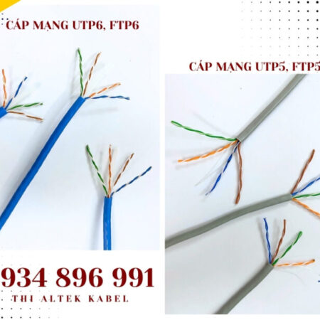 Cáp mạng Altek kabel UTP Cat5e, UTP Cat6, FTP5e, FTP6