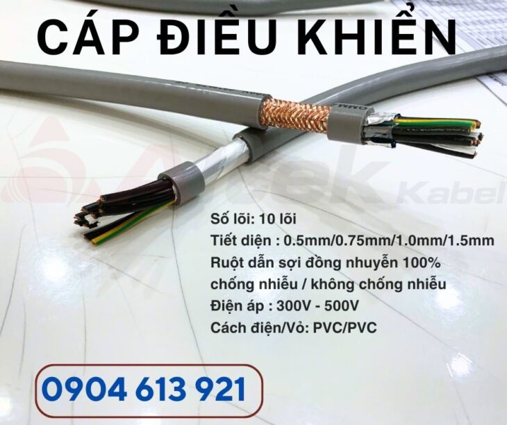 Cáp điện 10 lõi/ cáp tín hiệu 10×1.5mm Altek Kabel chính hãng phân phối HCM, Đà Nẵng , HÀ NỘI
