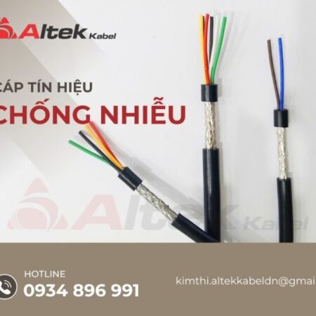 Cáp Tín Hiệu Chống Nhiễu 2×0.22mm, 4×0.22mm, 6×0.22mm, 8×0.22mm
