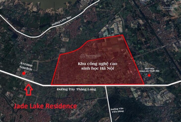 Bán nhà liền kề dự án Jade Lake đường Tây Thăng Long, Bắc Từ Liêm, Hà Nội