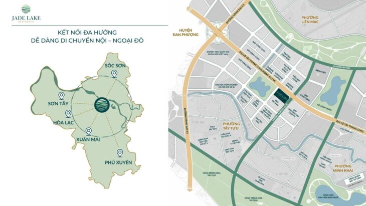 Bán nhà liền kề dự án Jade Lake đường Tây Thăng Long, Bắc Từ Liêm, Hà Nội
