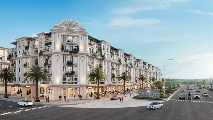Suất nội bộ. Bán căn Liền kề 102m2, MT 6m, đường 13m, có vay bank. Dự án Jade Lake Residence