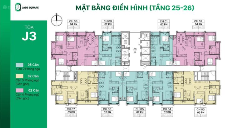 Quỹ ngoại giao diện tích từ 72.8 – 154m2, HTLS 0% 2 năm, chiết khấu 12%, bàn giao full nội thất