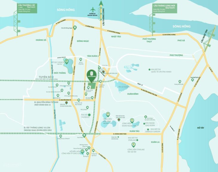 Bán chung cư cao cấp Tây Hồ – Jade Square giá đầu tư chỉ 90tr/1m2