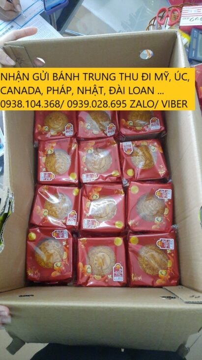GỬI BÁNH TRUNG THU ĐI MỸ