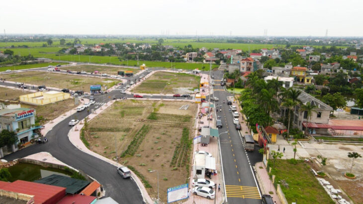 BÁN LÔ ĐẤT GIÁ RẺ NHẤT DÃY LK05 – TRỤC CHÍNH DỰ ÁN KDC QUỲNH MỸ