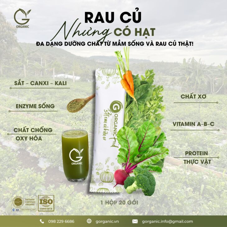 G.Organic – Sống lành từ đất, sạch từ tâm