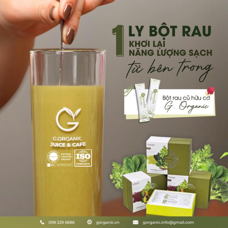 G.Organic – Sống lành từ đất, sạch từ tâm