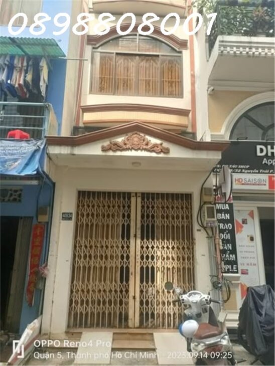 BÁN NHÀ QUẬN 5 – ĐƯỜNG NGUYỄN TRÃI HẺM Ô TÔ THÔNG PHAN VĂN TRỊ – GIÁ 10 TỶ