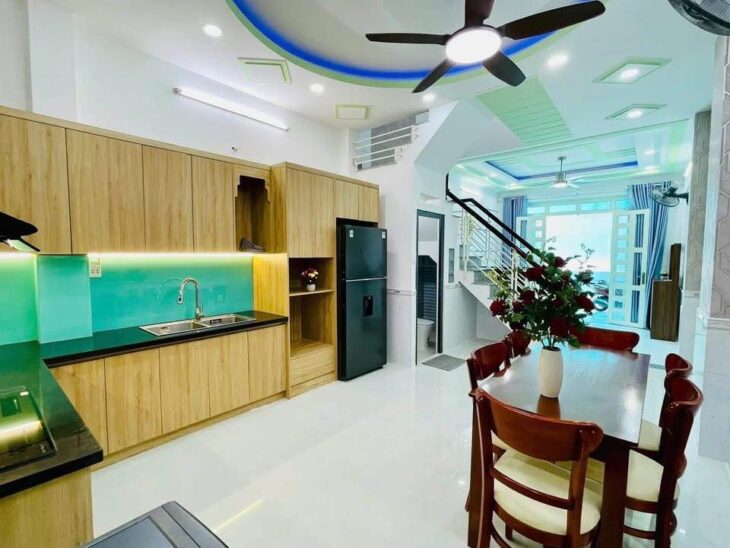 NHÀ 2 TẦNG MỚI ĐẸP 58M2 NGAY TRƯỜNG TÂN SƠN, ĐỐI DIỆN EMART, NGUYỄN DUY CUNG, P12, GÒ VẤP.