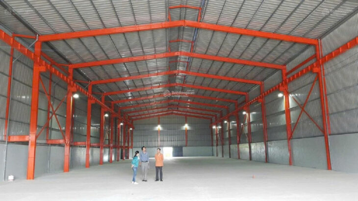 Cho thuê nhà xưởng xây sẵn, nằm trong KCN Nhơn Trạch 3 Đồng Nai Diện tích: 2.400m2 (25 x 96m)