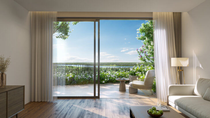 Căn hộ 3 phòng ngủ Eco Retreat giá gốc CĐT 4,3 tỷ (gồm VAT+KPBT) không chênh, có vườn mây 109m2