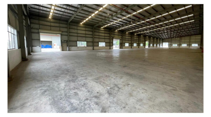 Cho thuê nhà xưởng xây sẵn, nằm trong KCN Nhơn Trạch 3 Đồng Nai Diện tích: 2.400m2 (25 x 96m)