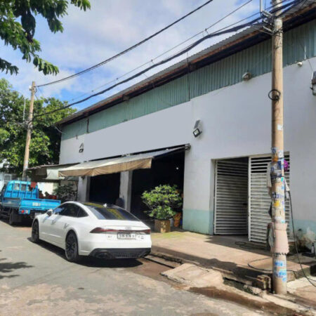 Rẻ! Nhà xưởng 2 tầng HXT 372m2, Lô góc – Hà Huy Giáp Q12