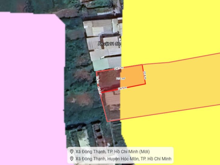 Đất HXM 277m2, Vuông – Bùi Công Trừng HM