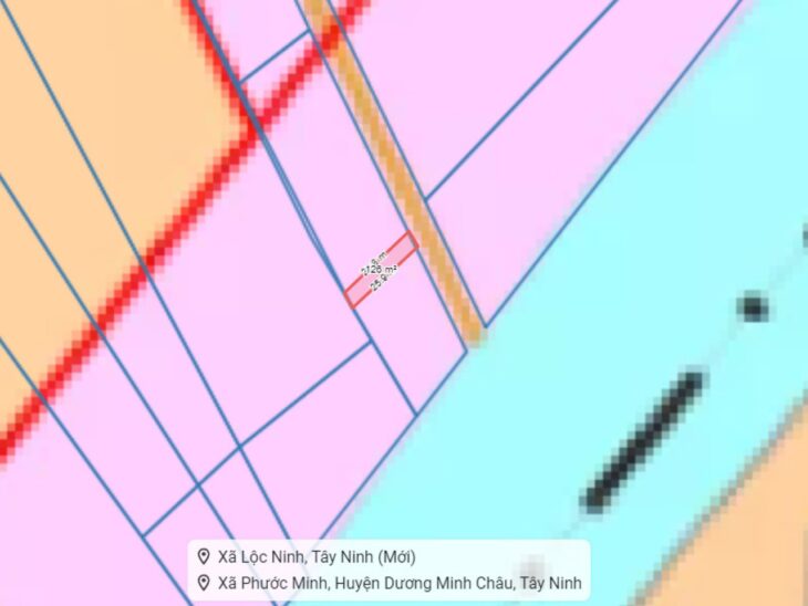 Đất Vuông HXT 125m2 (55m2 ONT) – Kênh Đông TN