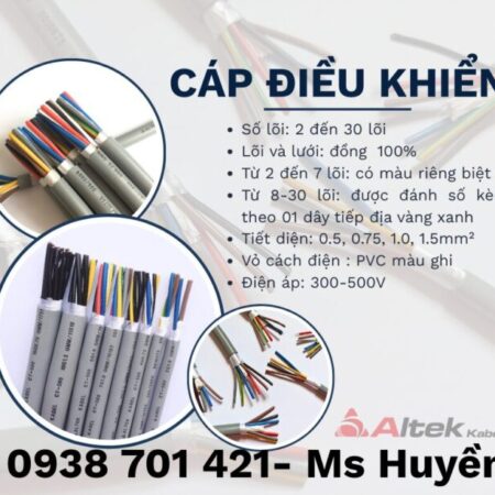 Cáp Điều Khiển Không Lưới Chống Nhiễu 10 Lõi ALTEK KABEL